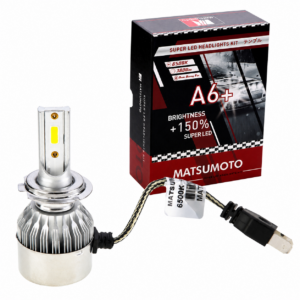 Set de Ampolletas LED A6+ H7 3800lm (H7/H18) 24v