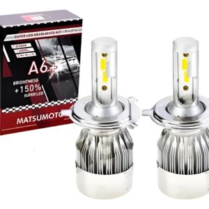 Set de Ampolletas LED A6+ H4 3800lm