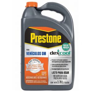 Anticongelante Refrigerante Prestone Dex-Cool GM 50/50 Naranja 3,78 Litros