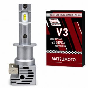 Set Ampolletas LED Matsumoto V3 H1 X-MAX 6000 lm 12V