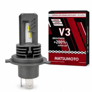 Set Ampolletas LED Matsumoto V3 H4 X-MAX 6000 lm 12V