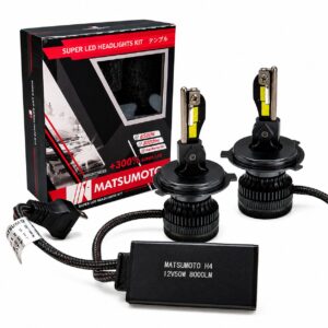Set Ampolletas LED Matsumoto L18 H4 8000 lm 12V