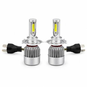 Ampolleta Kit LED H4 C6 36W 3800LM 12V con Ventilador