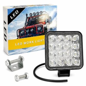 Neblinero Cuadrado Slim 16 LED 12V