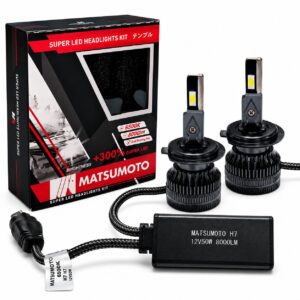 Set Ampolletas LED Matsumoto L18 H7 8000 lm 12V